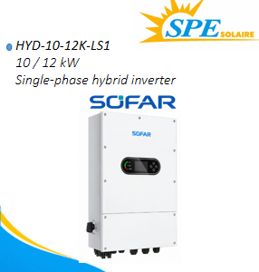 ONDULEUR SOLAIRE HYBRIDE MONOPHASÉ HYD-10-12K-LS1  10 / 12 kW